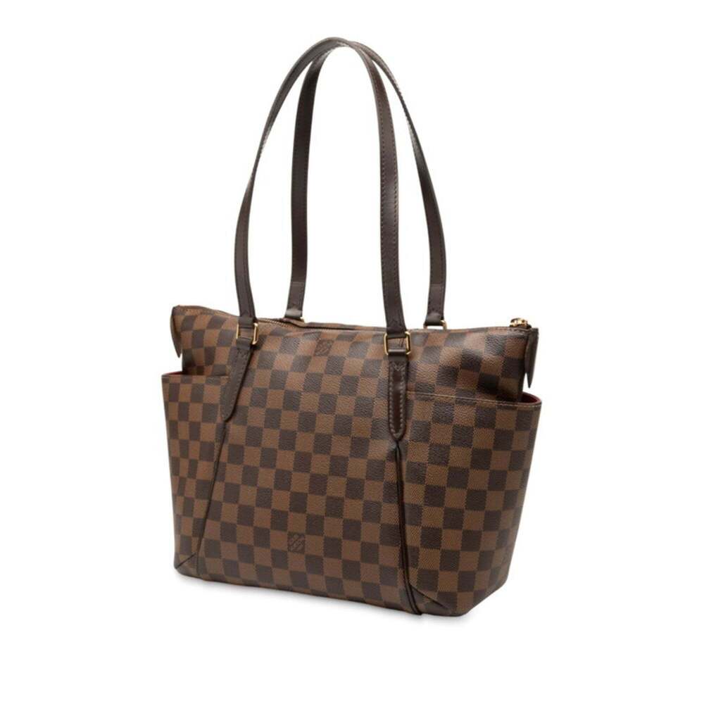 LOUIS VUITTON Authentic Brown Damier Leather Shoulder Bag - Picture 2 of 6